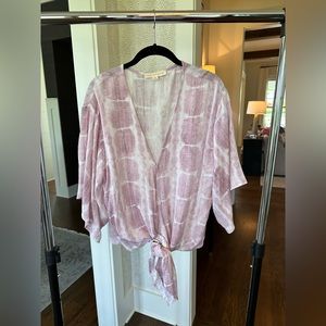 Lovestitch Dolman Sleeve tie front blouse